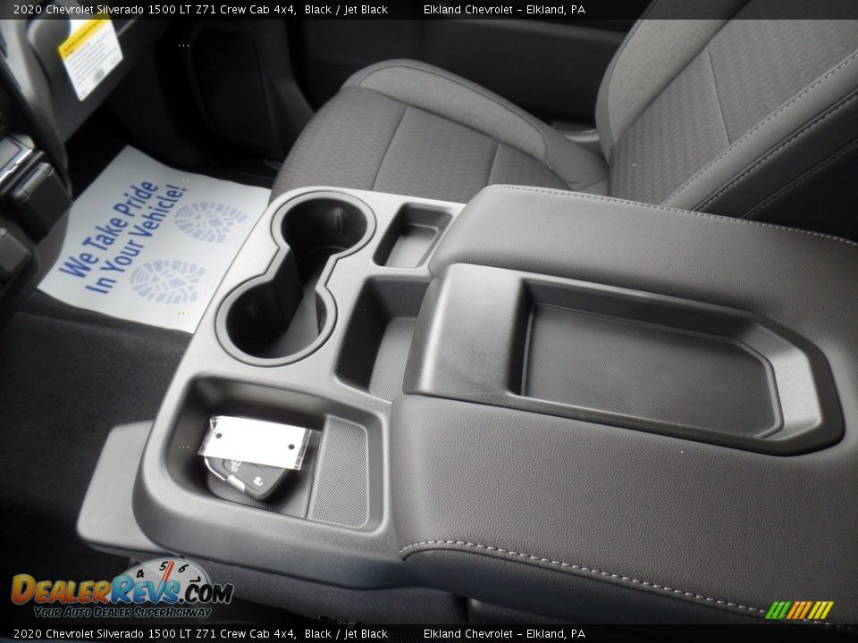 2020 Chevrolet Silverado 1500 LT Z71 Crew Cab 4x4 Black / Jet Black Photo #33