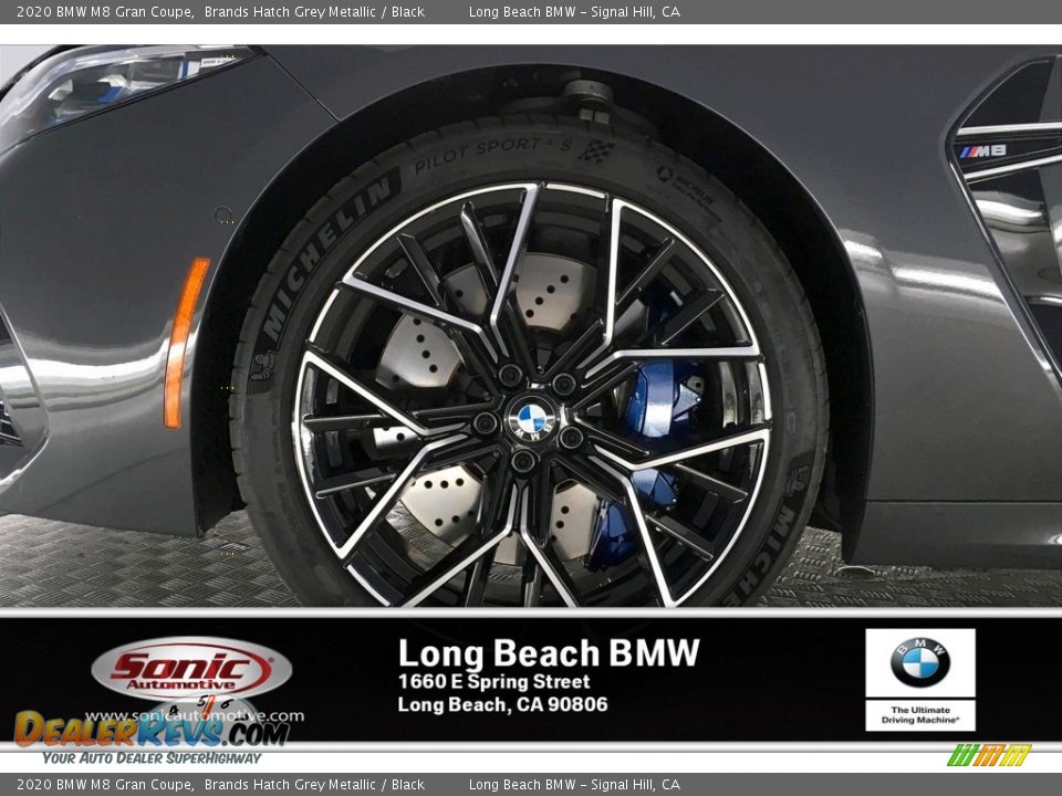 2020 BMW M8 Gran Coupe Brands Hatch Grey Metallic / Black Photo #9