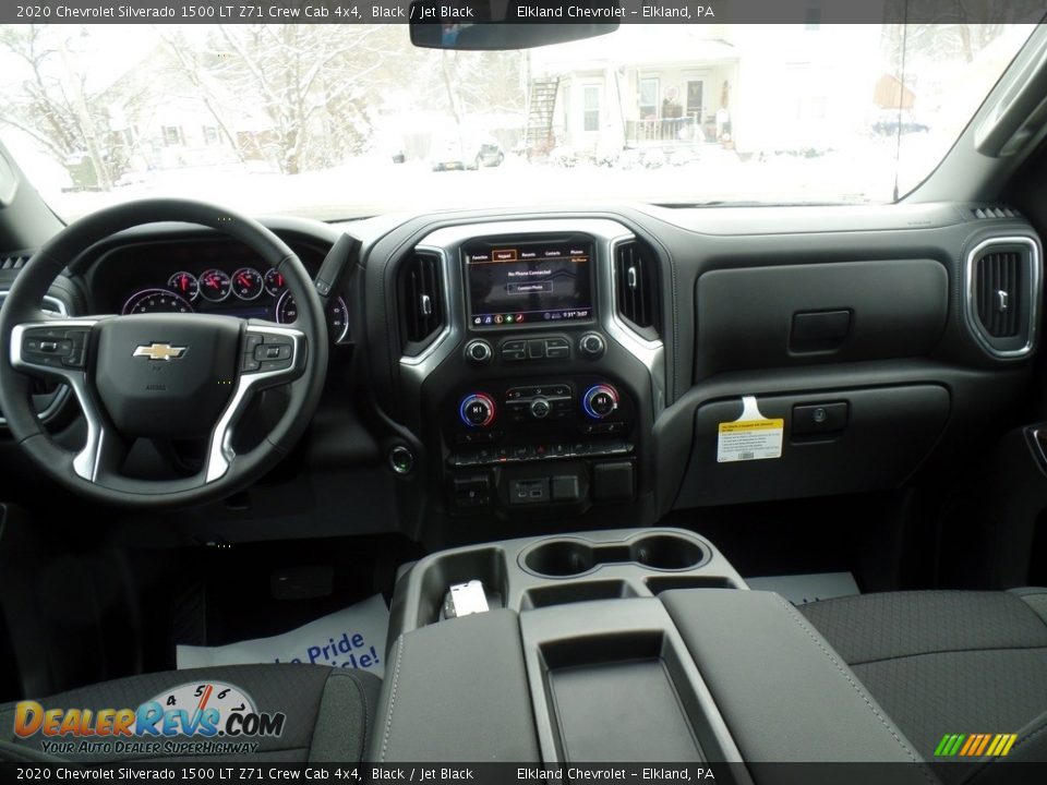2020 Chevrolet Silverado 1500 LT Z71 Crew Cab 4x4 Black / Jet Black Photo #35