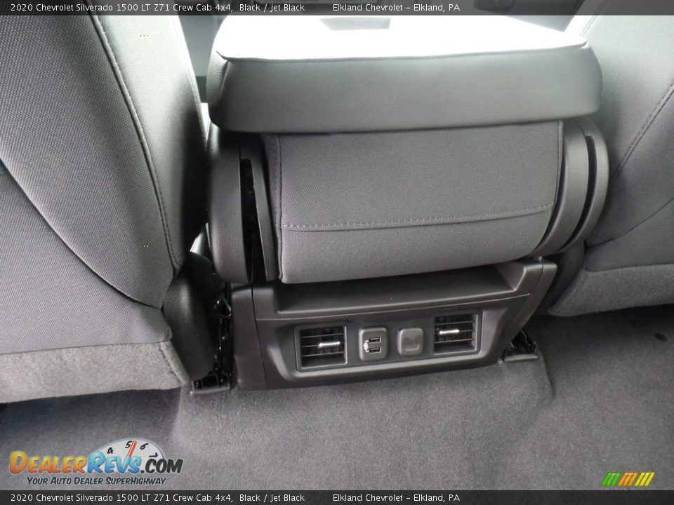 2020 Chevrolet Silverado 1500 LT Z71 Crew Cab 4x4 Black / Jet Black Photo #36