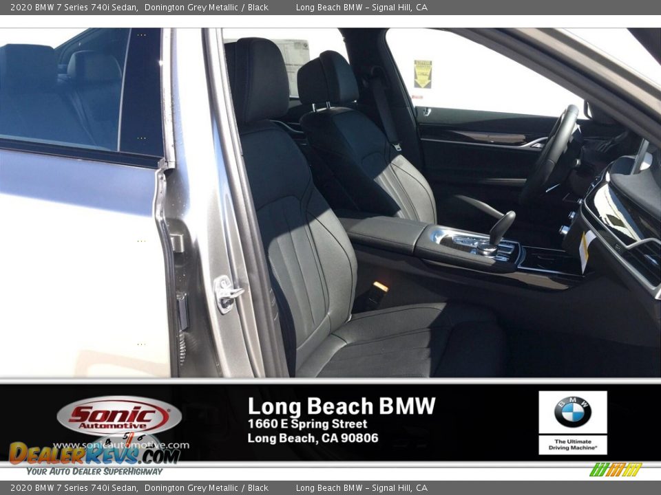2020 BMW 7 Series 740i Sedan Donington Grey Metallic / Black Photo #7