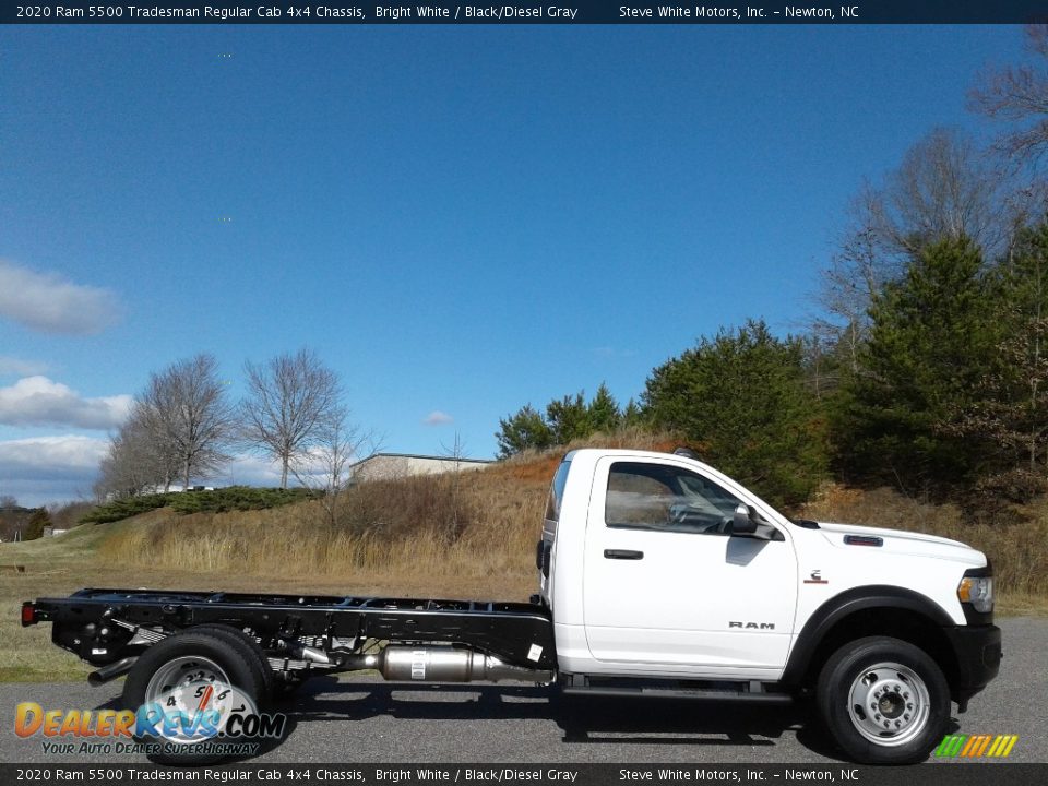 2020 Ram 5500 Tradesman Regular Cab 4x4 Chassis Bright White / Black/Diesel Gray Photo #5