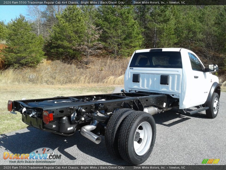 2020 Ram 5500 Tradesman Regular Cab 4x4 Chassis Bright White / Black/Diesel Gray Photo #6