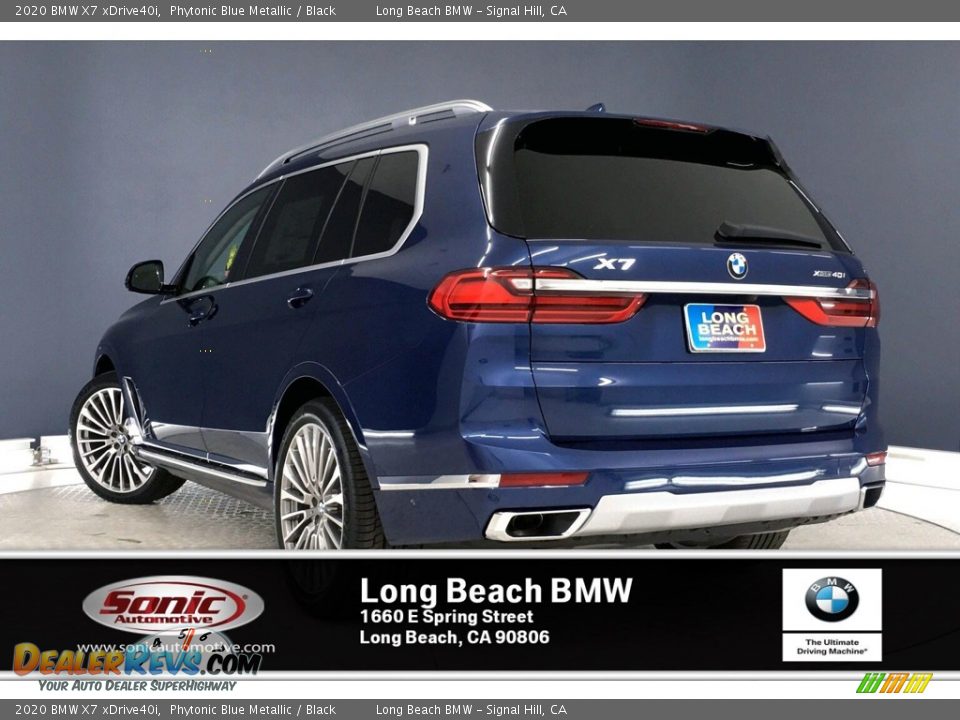 2020 BMW X7 xDrive40i Phytonic Blue Metallic / Black Photo #2