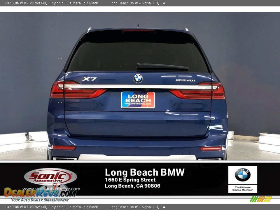 2020 BMW X7 xDrive40i Phytonic Blue Metallic / Black Photo #3
