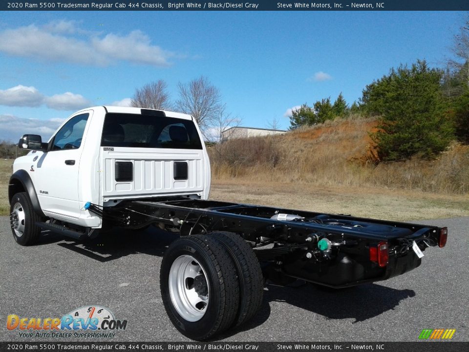 2020 Ram 5500 Tradesman Regular Cab 4x4 Chassis Bright White / Black/Diesel Gray Photo #8