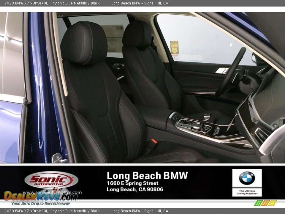 2020 BMW X7 xDrive40i Phytonic Blue Metallic / Black Photo #7