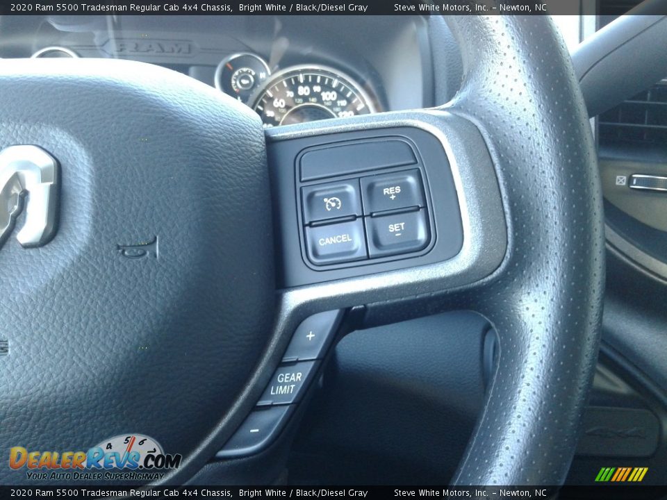 2020 Ram 5500 Tradesman Regular Cab 4x4 Chassis Bright White / Black/Diesel Gray Photo #15