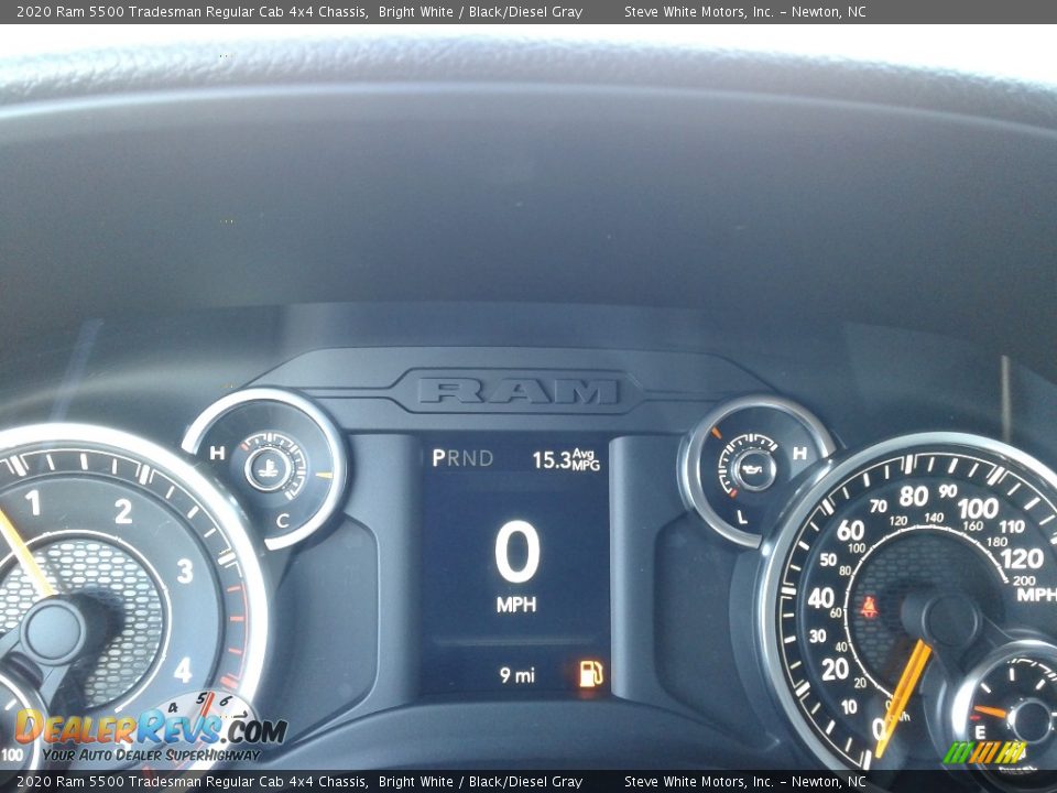 2020 Ram 5500 Tradesman Regular Cab 4x4 Chassis Bright White / Black/Diesel Gray Photo #16