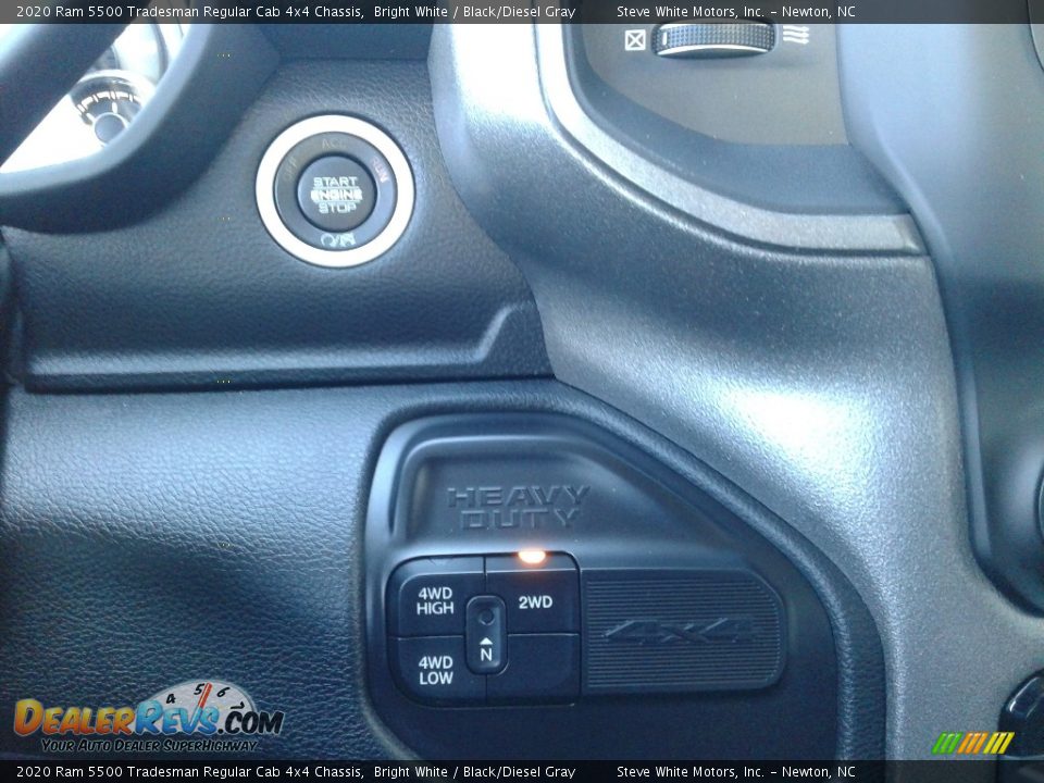 2020 Ram 5500 Tradesman Regular Cab 4x4 Chassis Bright White / Black/Diesel Gray Photo #17