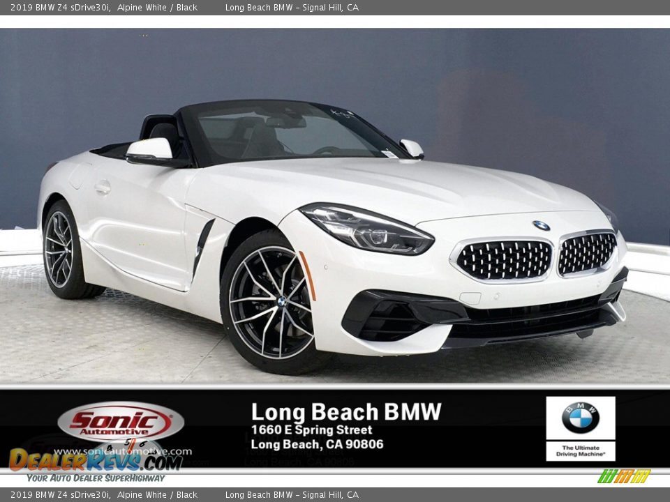 2019 BMW Z4 sDrive30i Alpine White / Black Photo #1