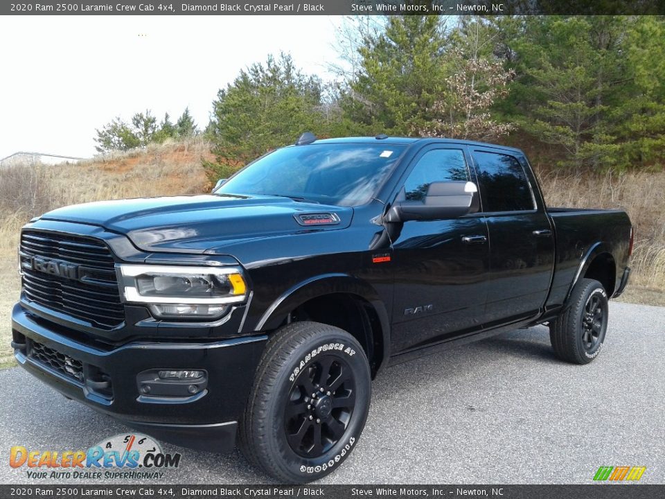 2020 Ram 2500 Laramie Crew Cab 4x4 Diamond Black Crystal Pearl / Black Photo #2