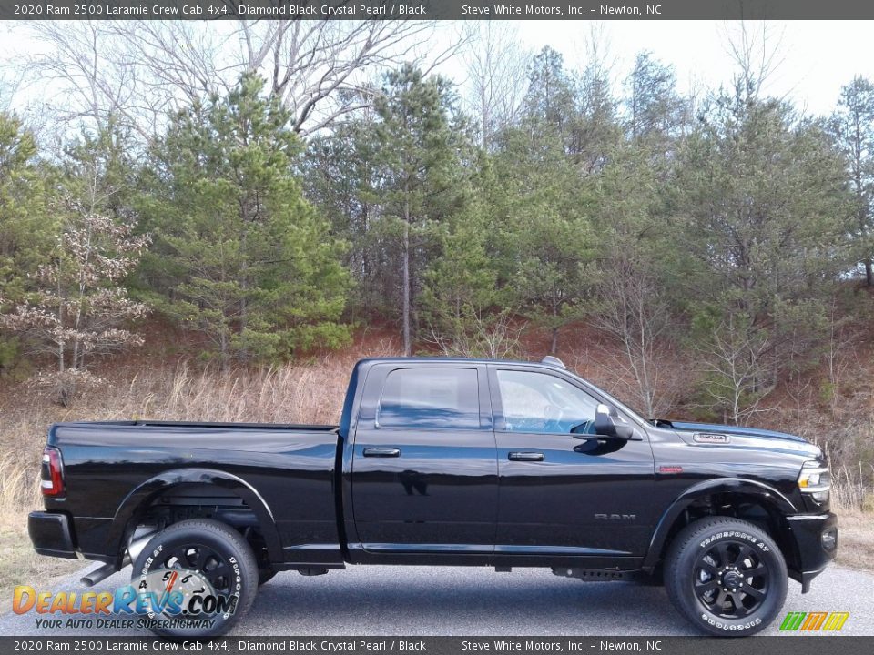 Diamond Black Crystal Pearl 2020 Ram 2500 Laramie Crew Cab 4x4 Photo #5
