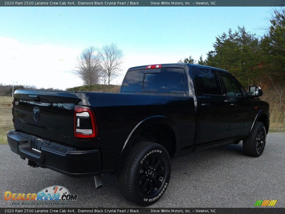 2020 Ram 2500 Laramie Crew Cab 4x4 Diamond Black Crystal Pearl / Black Photo #6