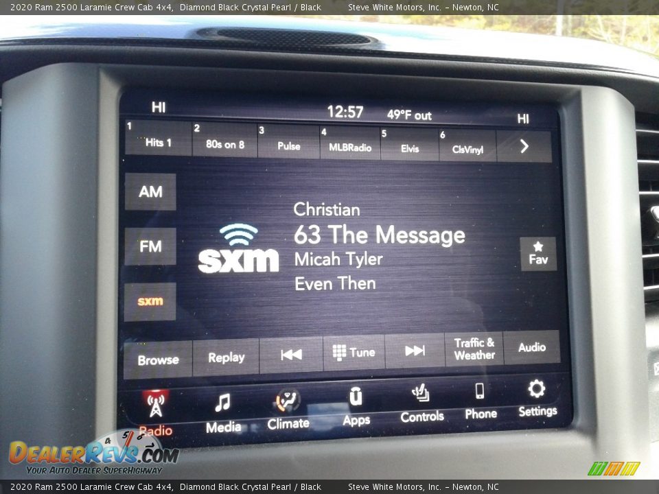 2020 Ram 2500 Laramie Crew Cab 4x4 Diamond Black Crystal Pearl / Black Photo #25