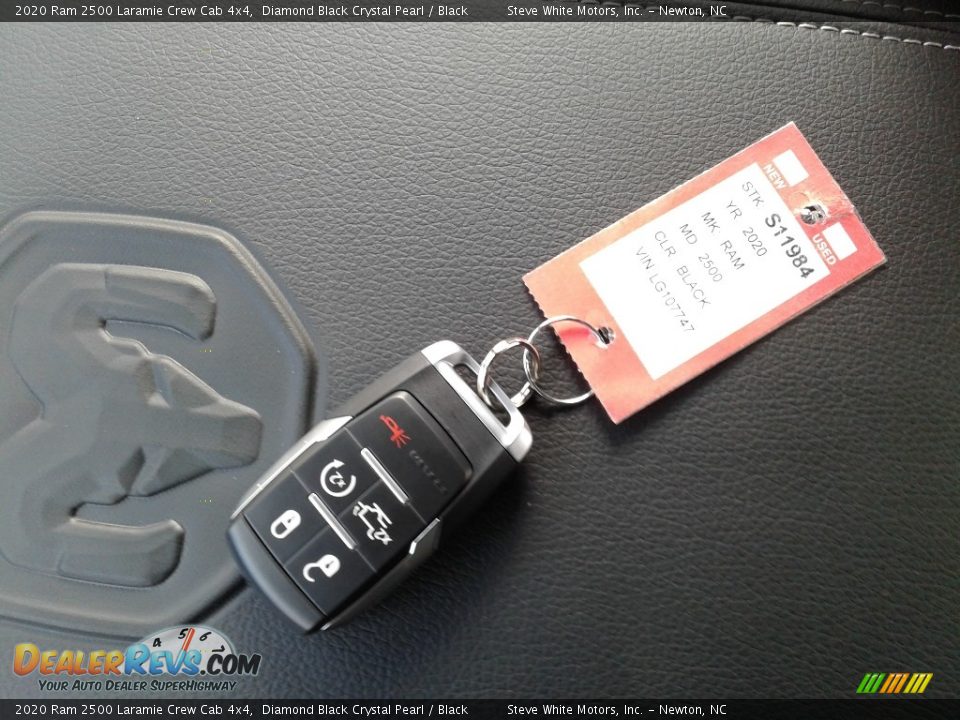 2020 Ram 2500 Laramie Crew Cab 4x4 Diamond Black Crystal Pearl / Black Photo #33