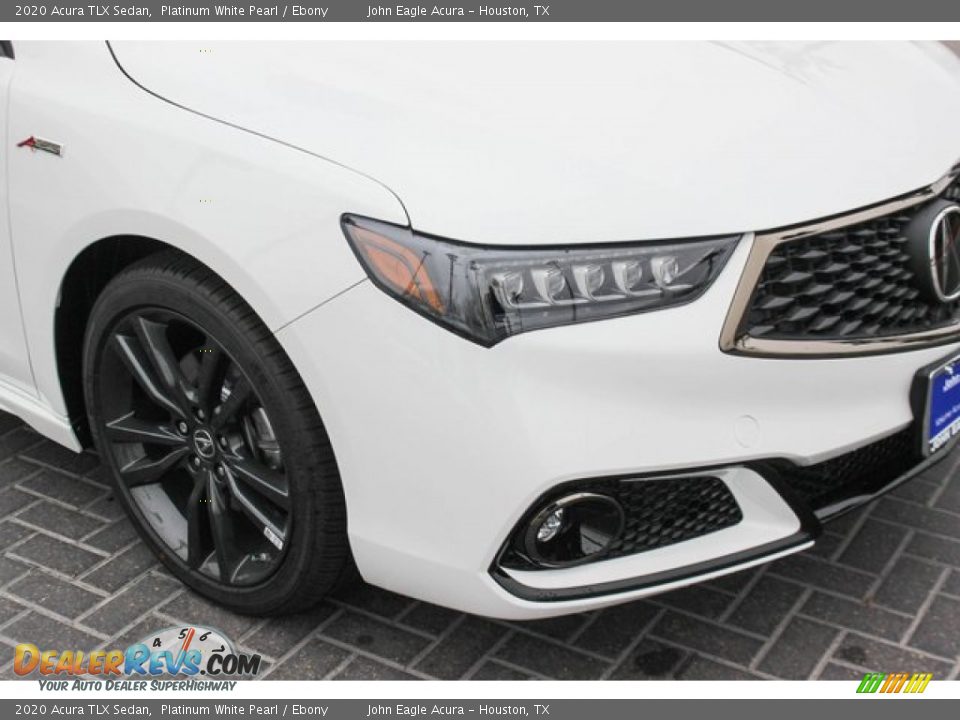 2020 Acura TLX Sedan Platinum White Pearl / Ebony Photo #11