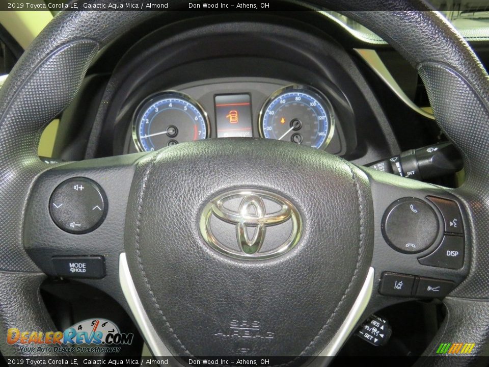 2019 Toyota Corolla LE Galactic Aqua Mica / Almond Photo #29