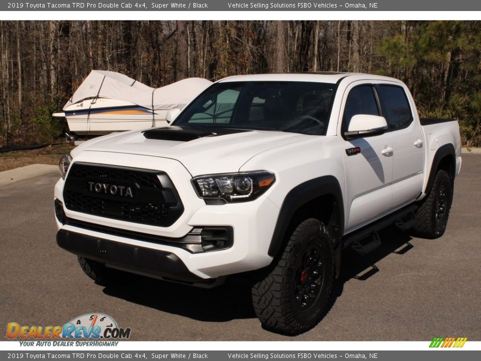 2019 Toyota Tacoma TRD Pro Double Cab 4x4 Super White / Black Photo #6