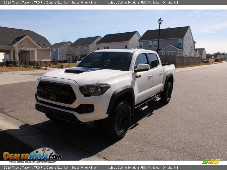 2019 Toyota Tacoma TRD Pro Double Cab 4x4 Super White / Black Photo #7