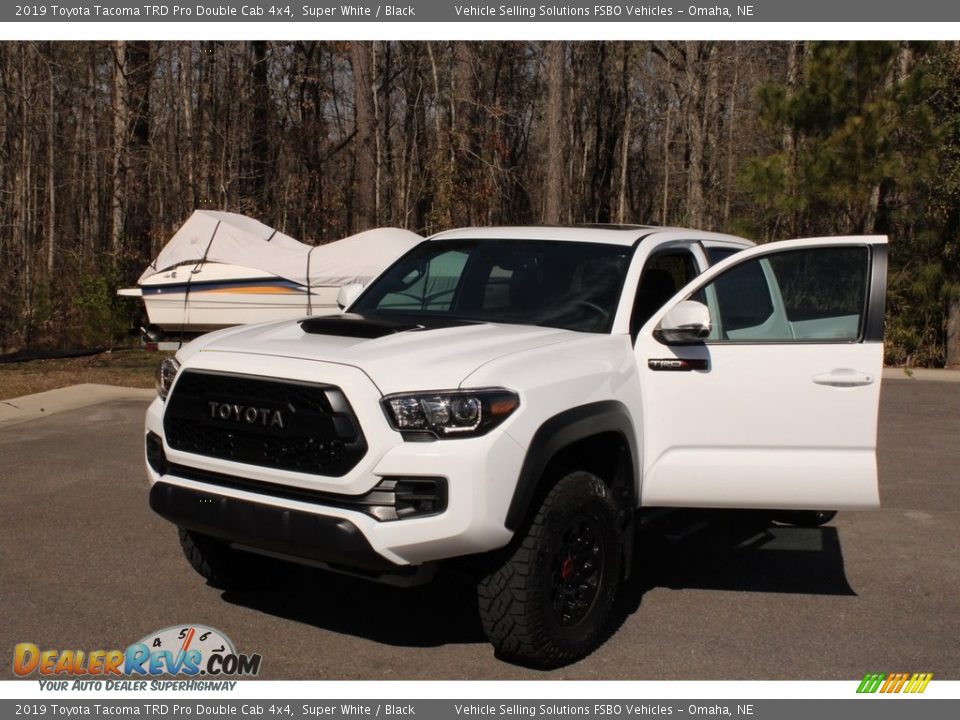 2019 Toyota Tacoma TRD Pro Double Cab 4x4 Super White / Black Photo #8