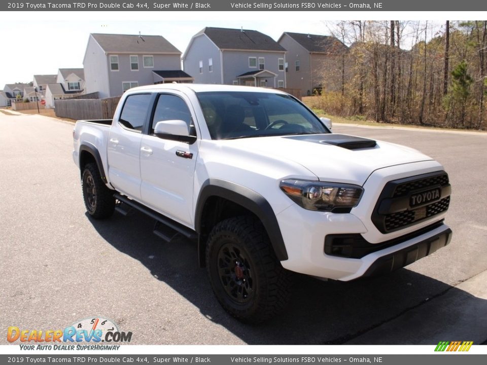 2019 Toyota Tacoma TRD Pro Double Cab 4x4 Super White / Black Photo #11