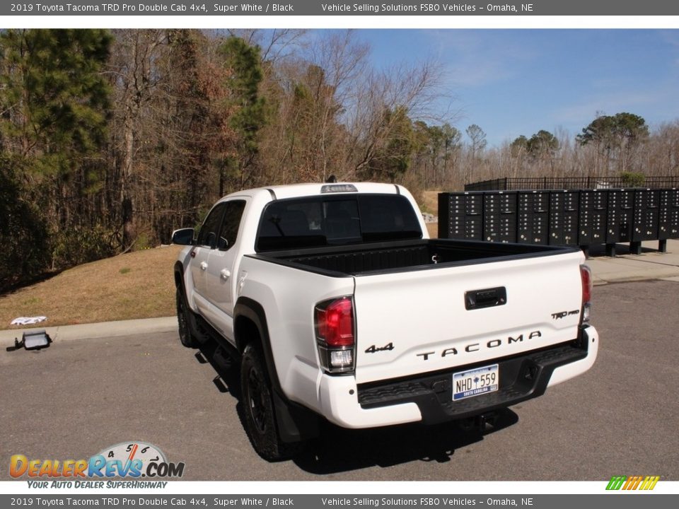 2019 Toyota Tacoma TRD Pro Double Cab 4x4 Super White / Black Photo #12