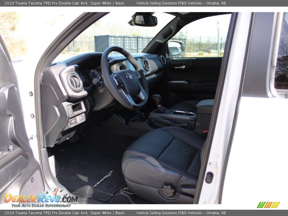 2019 Toyota Tacoma TRD Pro Double Cab 4x4 Super White / Black Photo #15