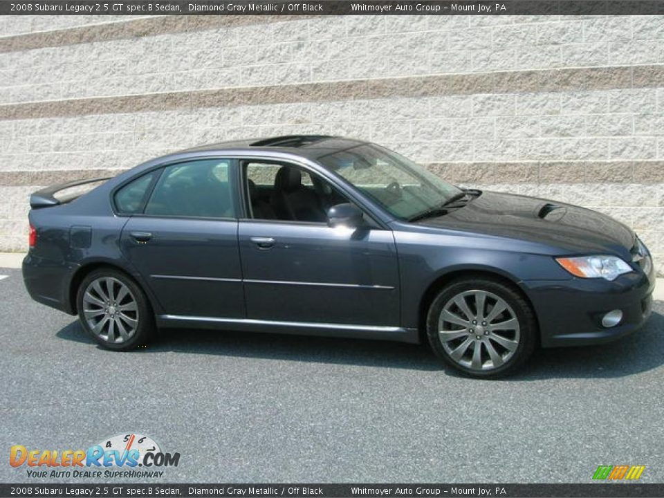 2008 Subaru Legacy 2.5 GT spec.B Sedan Diamond Gray Metallic / Off Black Photo #1