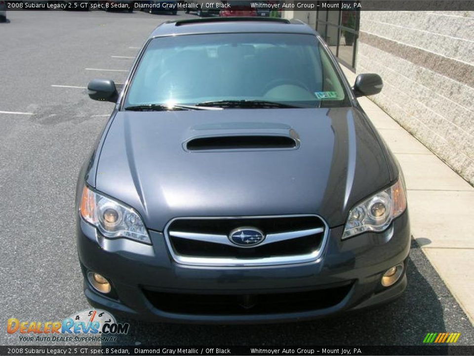 2008 Subaru Legacy 2.5 GT spec.B Sedan Diamond Gray Metallic / Off Black Photo #2