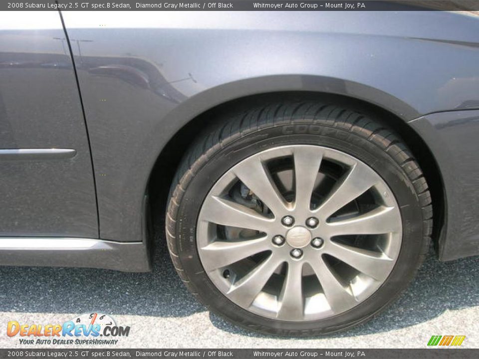 2008 Subaru Legacy 2.5 GT spec.B Sedan Diamond Gray Metallic / Off Black Photo #4