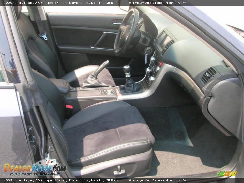 2008 Subaru Legacy 2.5 GT spec.B Sedan Diamond Gray Metallic / Off Black Photo #5