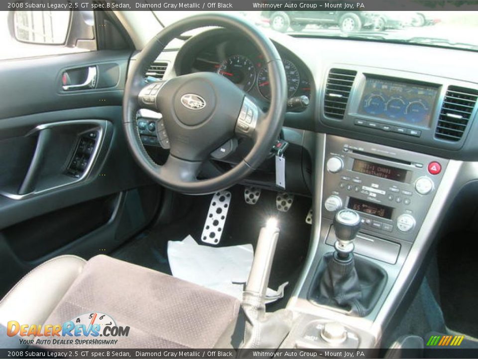 2008 Subaru Legacy 2.5 GT spec.B Sedan Diamond Gray Metallic / Off Black Photo #7