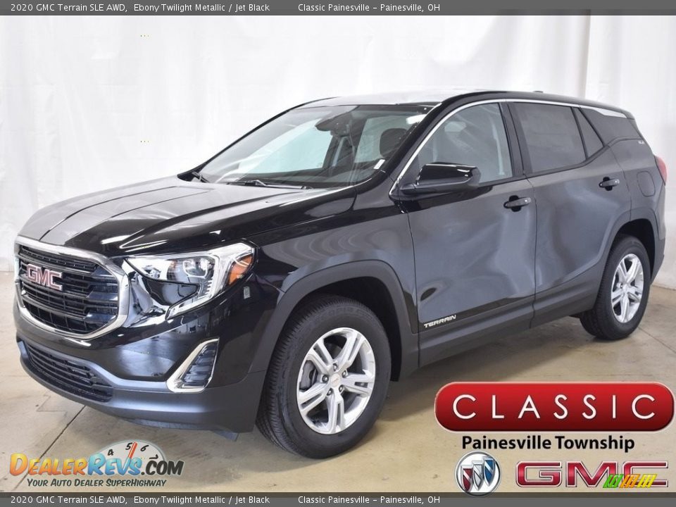 2020 GMC Terrain SLE AWD Ebony Twilight Metallic / Jet Black Photo #1