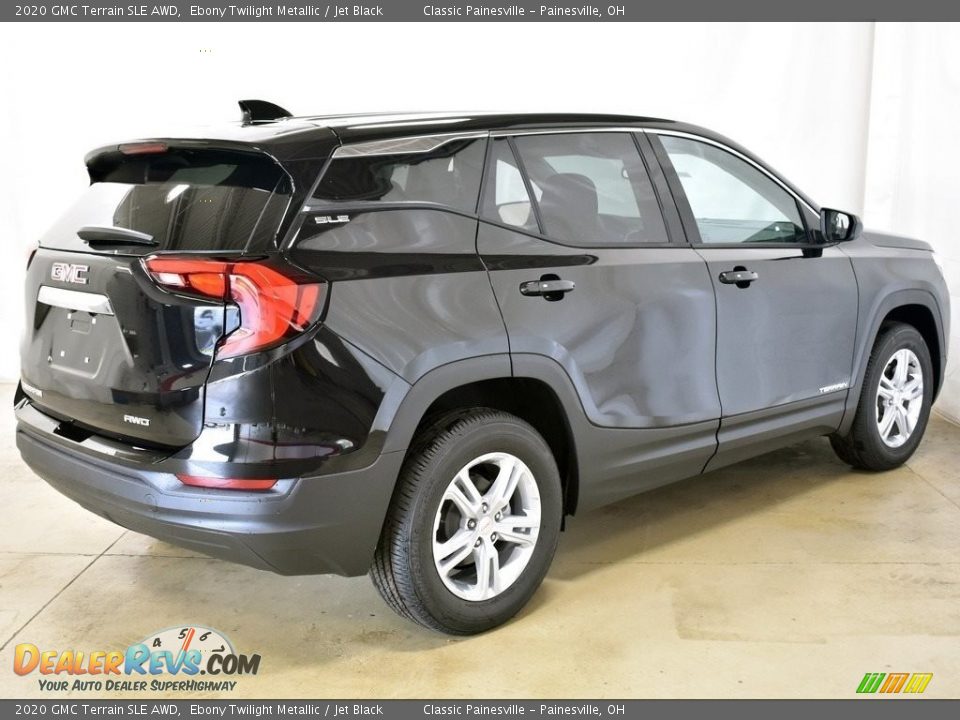 2020 GMC Terrain SLE AWD Ebony Twilight Metallic / Jet Black Photo #2