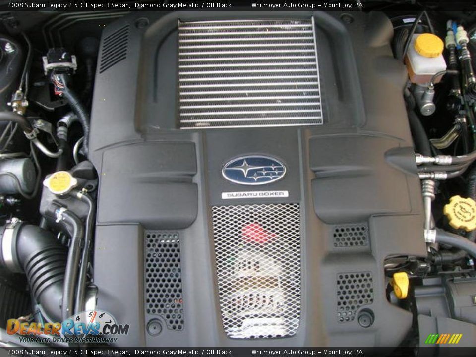 2008 Subaru Legacy 2.5 GT spec.B Sedan Diamond Gray Metallic / Off Black Photo #11