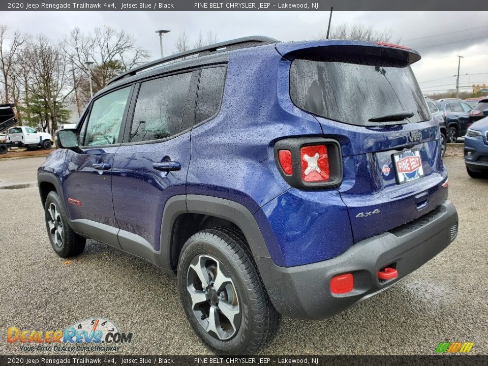 2020 Jeep Renegade Trailhawk 4x4 Jetset Blue / Black Photo #4