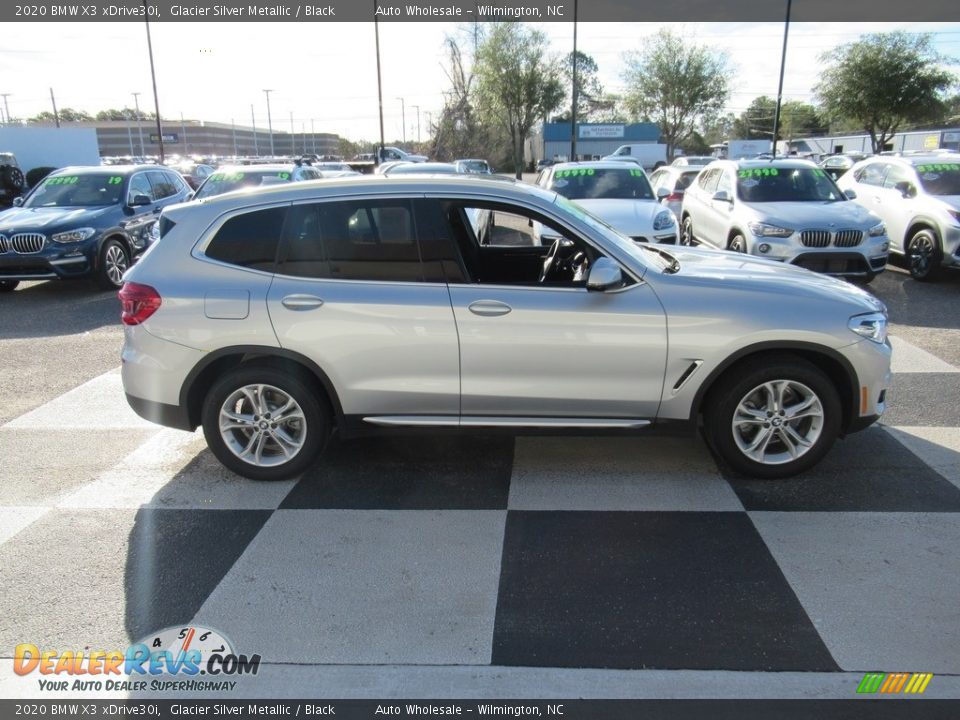 2020 BMW X3 xDrive30i Glacier Silver Metallic / Black Photo #3
