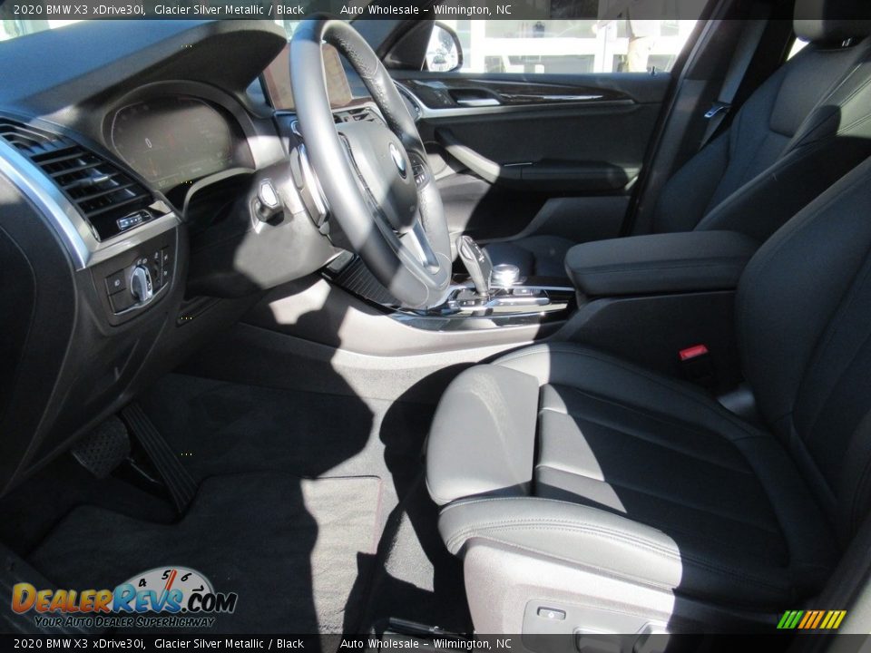 2020 BMW X3 xDrive30i Glacier Silver Metallic / Black Photo #10