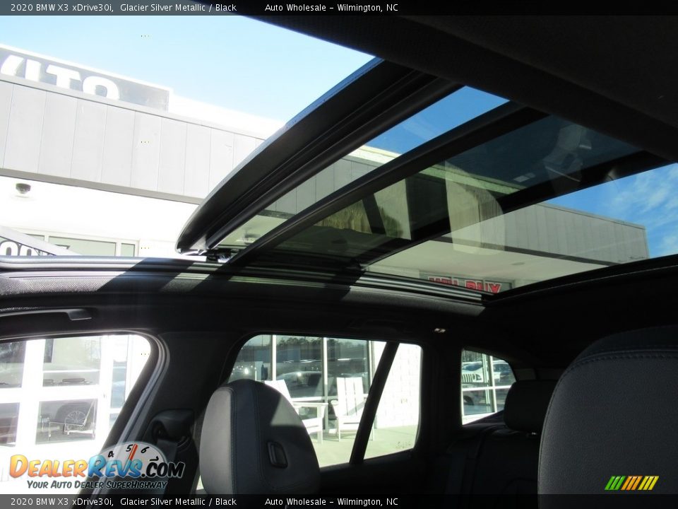 2020 BMW X3 xDrive30i Glacier Silver Metallic / Black Photo #11