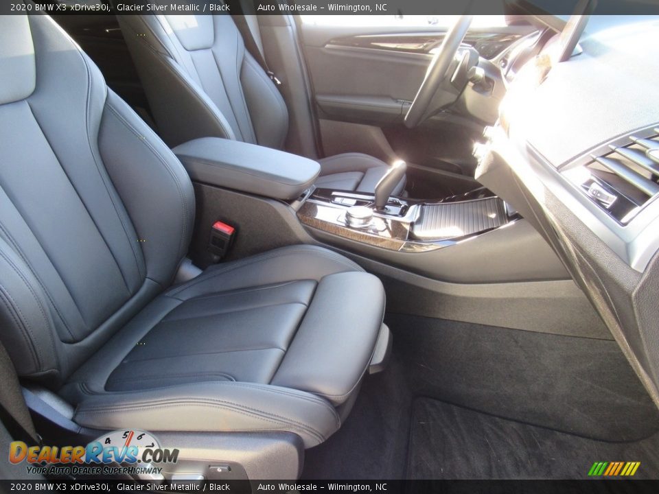 2020 BMW X3 xDrive30i Glacier Silver Metallic / Black Photo #13