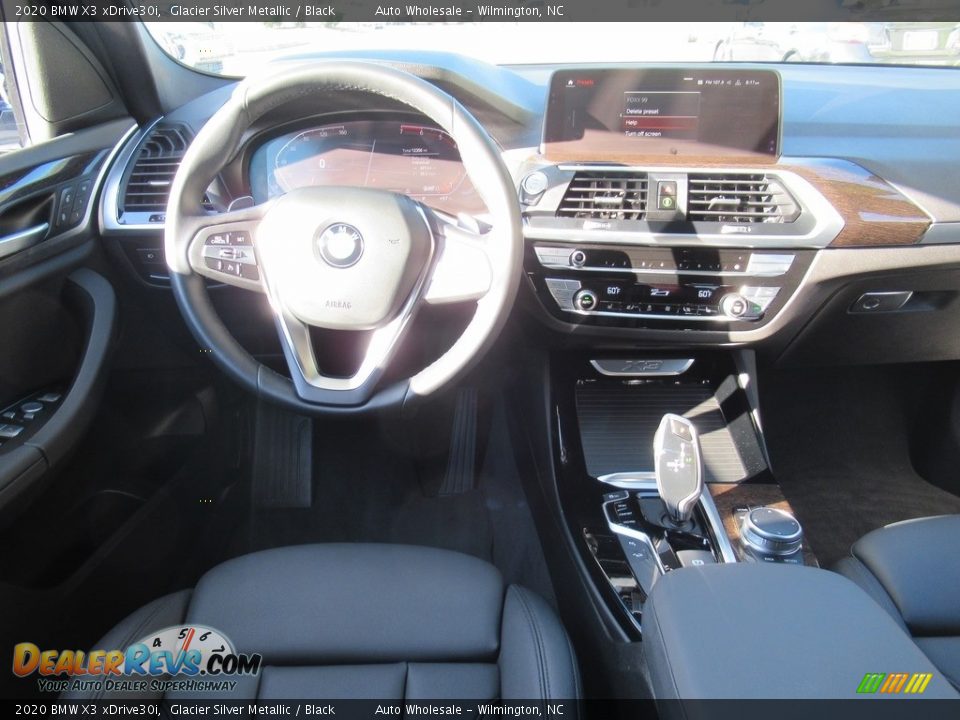 2020 BMW X3 xDrive30i Glacier Silver Metallic / Black Photo #15