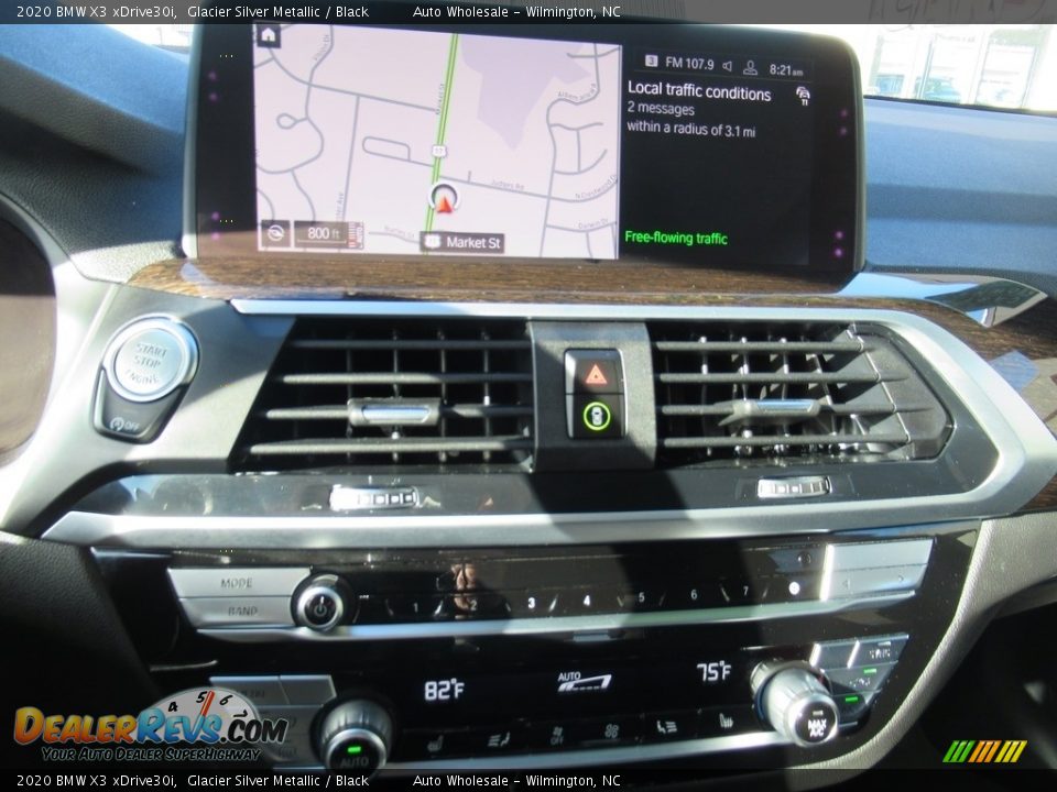 2020 BMW X3 xDrive30i Glacier Silver Metallic / Black Photo #17
