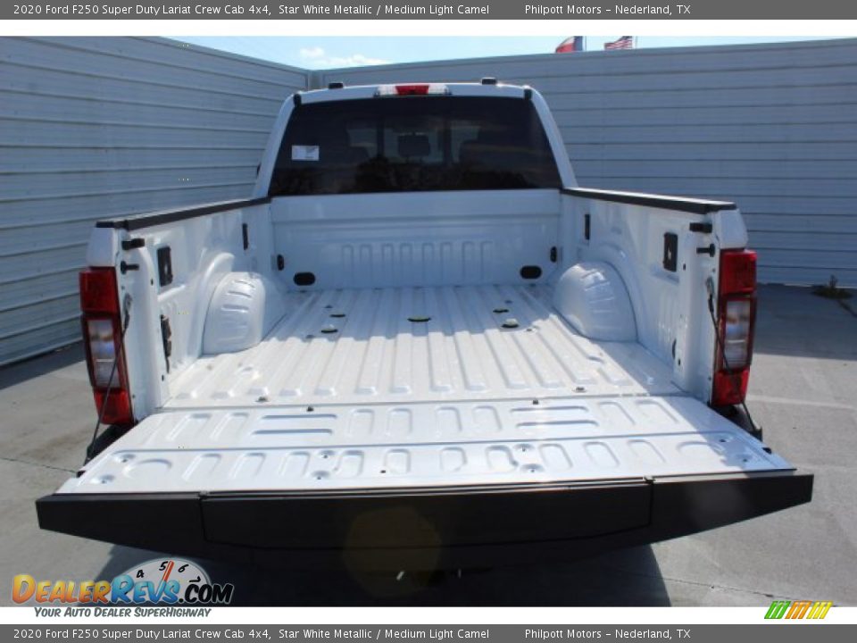 2020 Ford F250 Super Duty Lariat Crew Cab 4x4 Star White Metallic / Medium Light Camel Photo #22