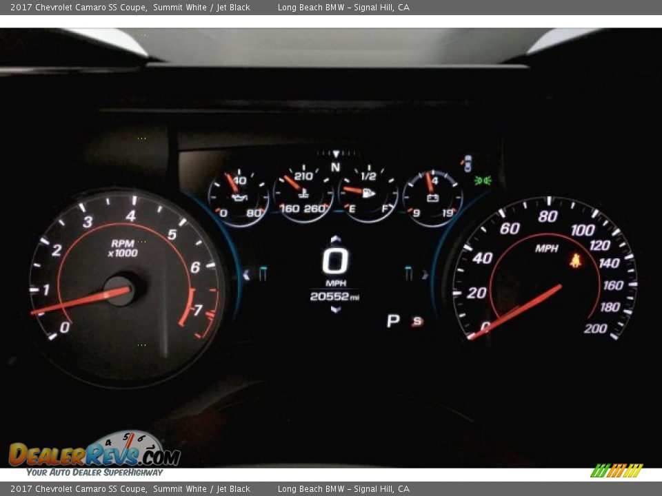 2017 Chevrolet Camaro SS Coupe Summit White / Jet Black Photo #16