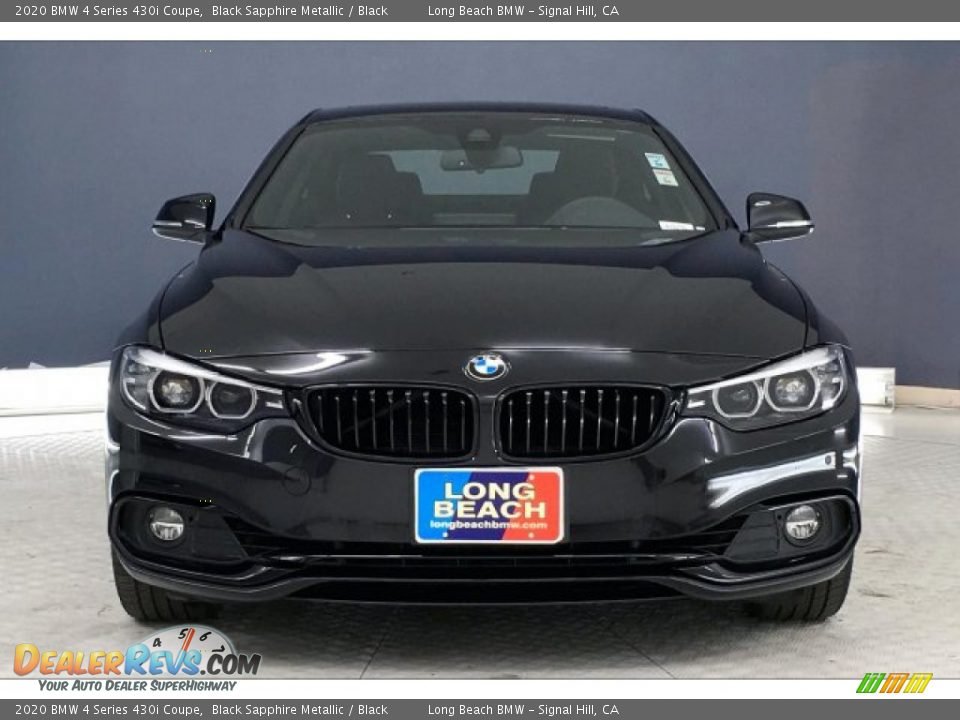 2020 BMW 4 Series 430i Coupe Black Sapphire Metallic / Black Photo #2