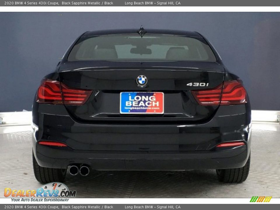 2020 BMW 4 Series 430i Coupe Black Sapphire Metallic / Black Photo #3