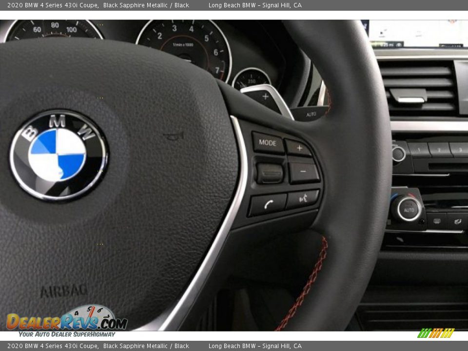 2020 BMW 4 Series 430i Coupe Black Sapphire Metallic / Black Photo #15