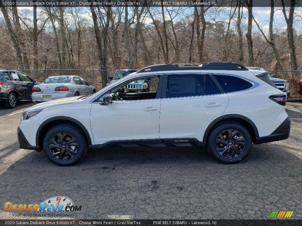 2020 Subaru Outback Onyx Edition XT Crystal White Pearl / Gray StarTex Photo #3