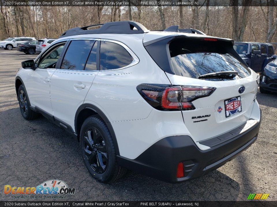 2020 Subaru Outback Onyx Edition XT Crystal White Pearl / Gray StarTex Photo #4